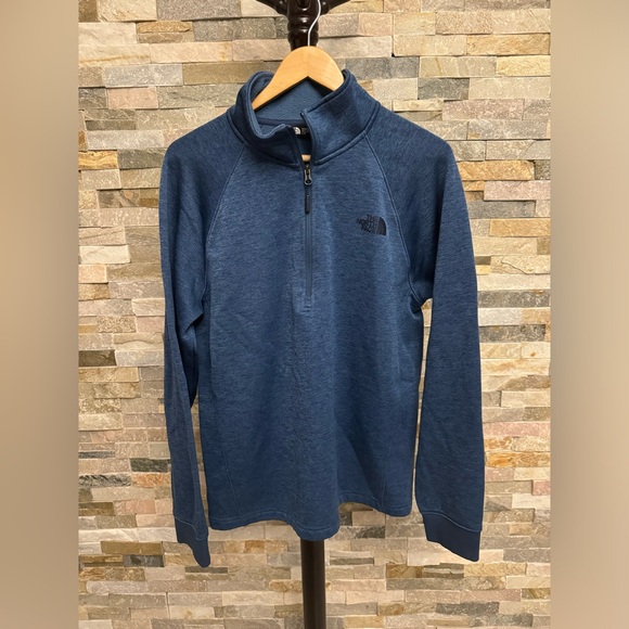 The North Face Jacket Norris Point 1/4 Zip Fleece Pullover Blue Men’s Size L - Picture 1 of 9